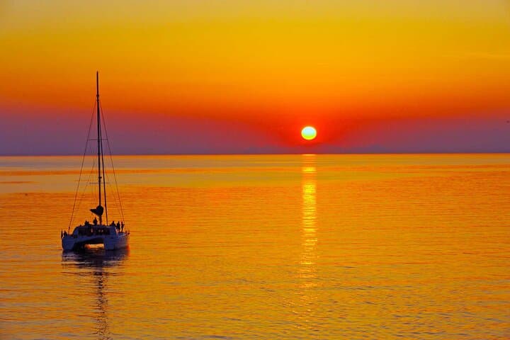 Santorini Catamaran Cruise with BBQ, Open Bar & Snorkeling photo 4