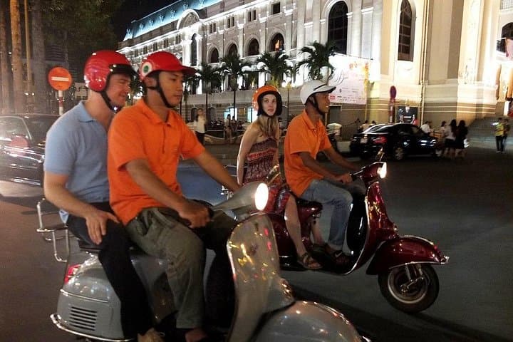 Discover Saigon After Dark by Vespa: Ho Chi Minh City Night Scooter Tour photo 2