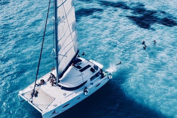 Sail to Isla Mujeres: Catamaran Snorkel & Private Beach Club from Cancun photo 2