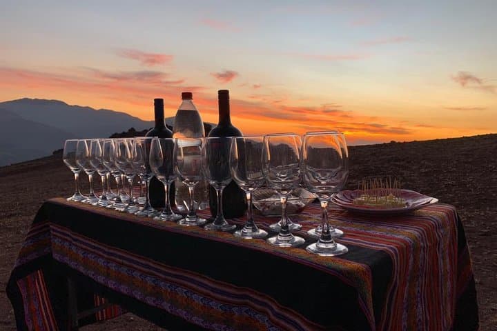 Valle Nevado Sunset Picnic & Wine Tasting in the Andes