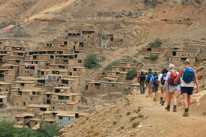 High Atlas 2-Day Trek: Imlil to Tizi M'zzik and Azzaden Valleys