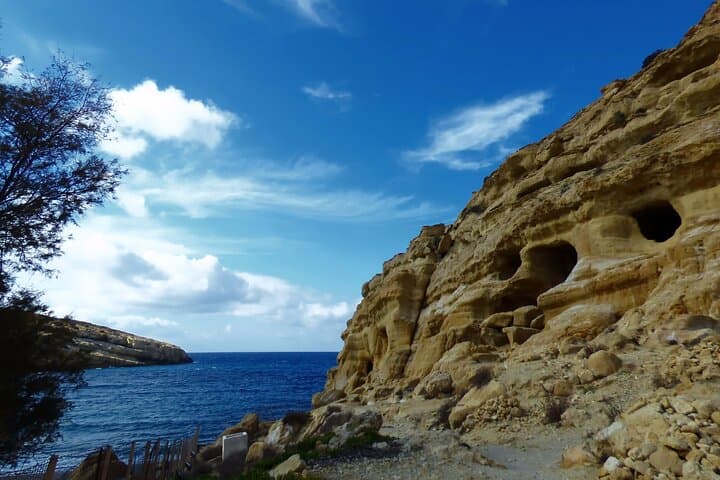 Matala Hippie Caves, Spili Lions & Kournas Lake: Day Trip from Chania photo 3