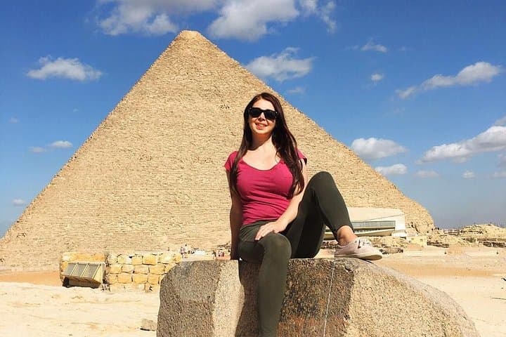 Full-Day Giza Pyramids, Sphinx, Memphis & Saqqara Tour from Cairo