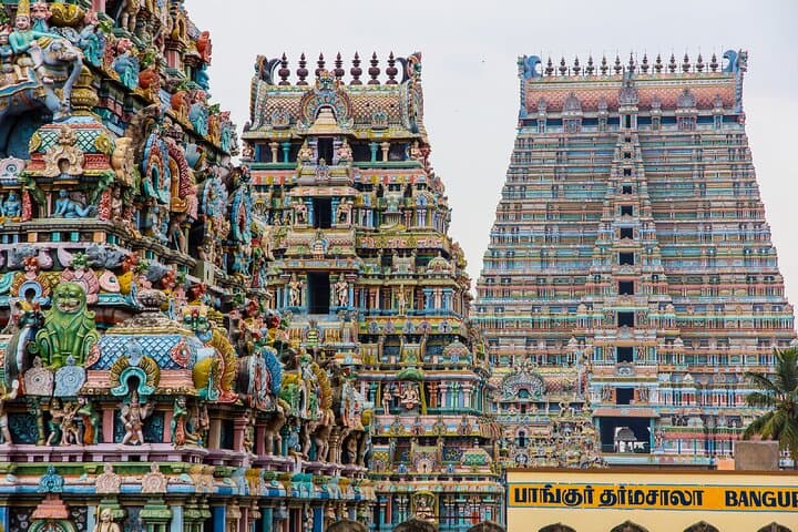 Trichy Day Trip: Rock Fort, Srirangam & Island Temples from Madurai