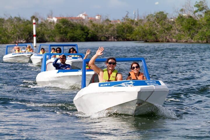 Speedboat Jungle Tour & Snorkeling on Nichupté Lagoon and the Mesoamerican Reef photo 3