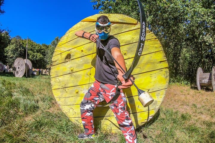 Wroclaw Archery Tag: Private Hotel Transfers & 60-Min Team Battle