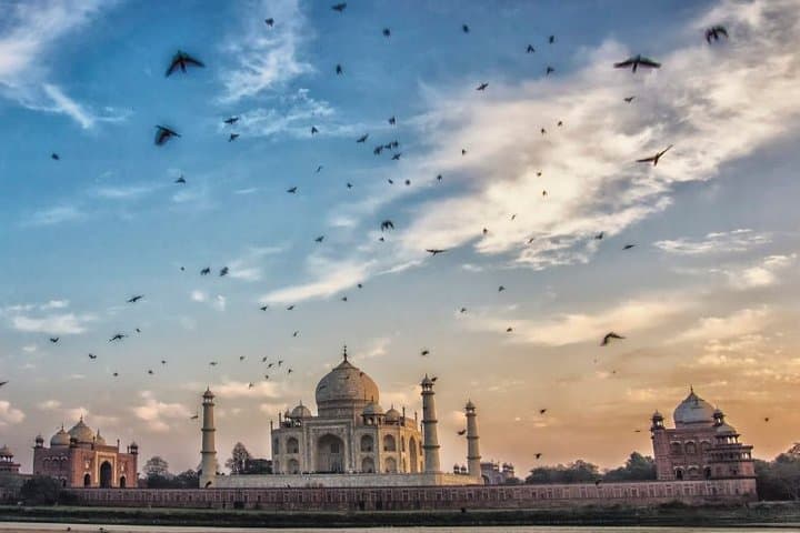 Sunrise Yoga Facing the Taj Mahal at Mehtab Bagh, Agra photo 2
