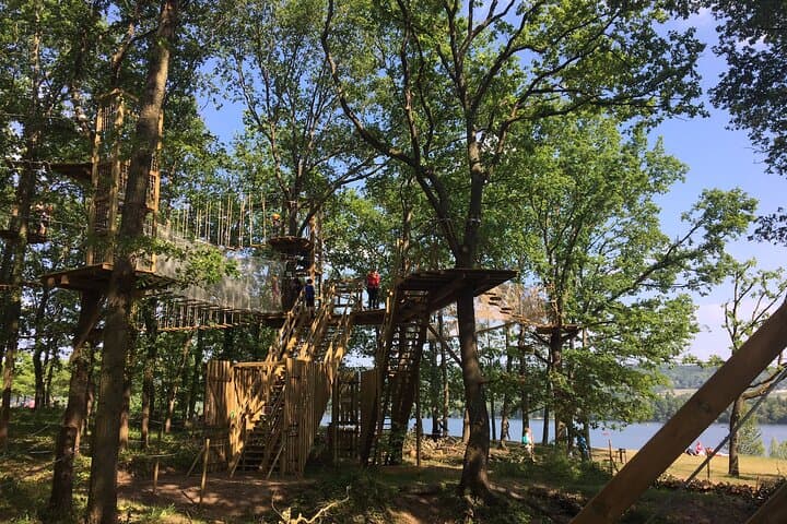 Tree Top Adventure in Moisson — High-Ropes Course & Bird Observatory Near Paris