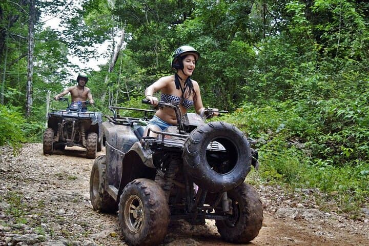ATV, Zipline & Cenote Adventure from Cancún — Full-Day Jungle Thrill