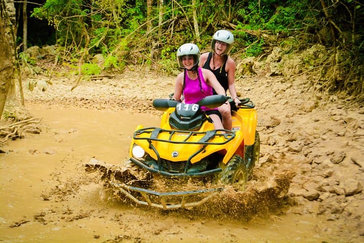 Mayan Jungle ATV, Zipline & Cave Snorkel — Half-Day Adventure from Cancún