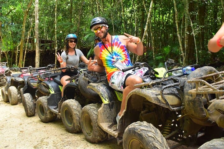 Riviera Maya ATV, Zipline & Cenote Adventure from Playa del Carmen
