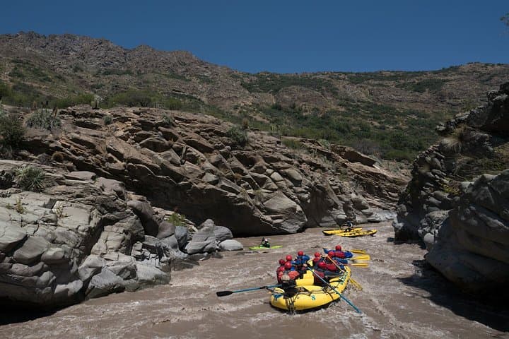 Rafting and Paragliding the Maipo River: Cajón del Maipo Whitewater Adventure photo 1