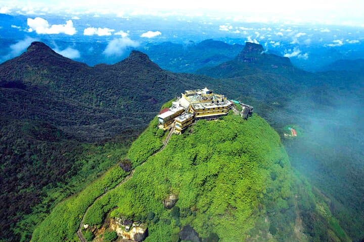 Helicopter Over Adam's Peak from Bentota — Sri Lanka Aerial Tour Guide photo 2