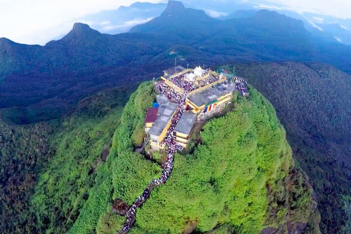 Helicopter Over Adam's Peak from Bentota — Sri Lanka Aerial Tour Guide photo 4