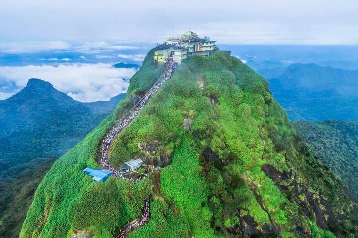Helicopter Over Adam's Peak from Bentota — Sri Lanka Aerial Tour Guide photo 6