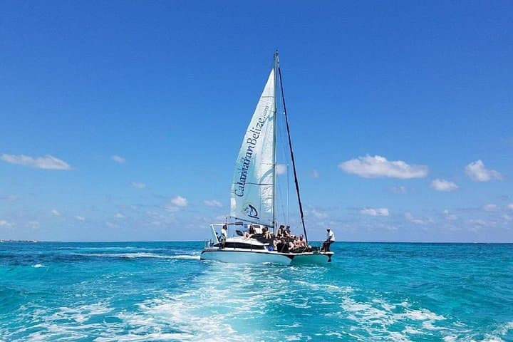 Private Full-Day Catamaran Charter from San Pedro to Hol Chan & Caye Caulker photo 1