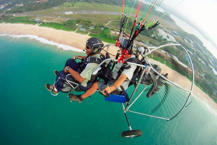 Paramotoring Over Bentota: Tandem Powered Paragliding Above Sri Lanka's Coast photo 2