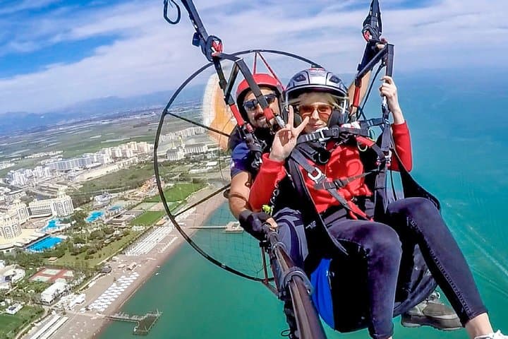 Paramotoring Over Bentota: Tandem Powered Paragliding Above Sri Lanka's Coast photo 5