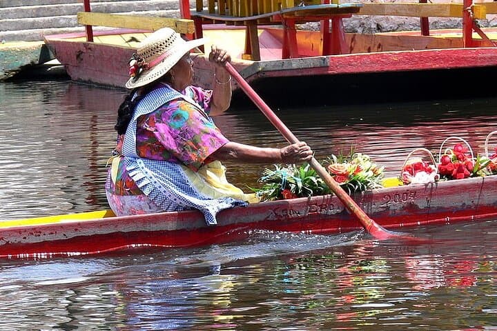 Private Xochimilco & Frida Kahlo Museum Tour — UNAM, Trajinera Ride & Coyoacán Day Trip photo 3