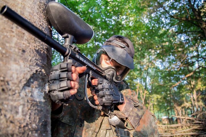 Wrocław Outdoor Paintball with Hotel Transfers — Field Games Near the Oder photo 3