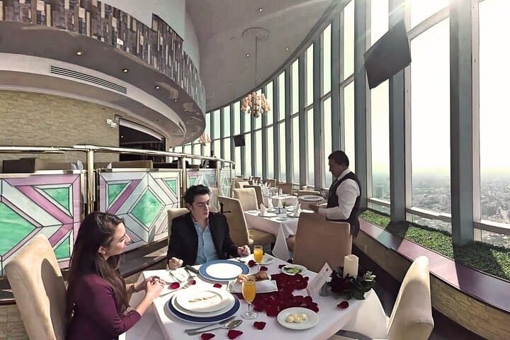 Dinner at Bellini: Revolving Restaurant & 360° Views at Mexico City’s WTC