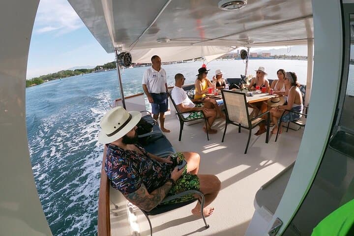 Puerto Vallarta Private 4-Hour 57' Bertram Yacht Charter — Bay Beaches & Snorkel Stops photo 4