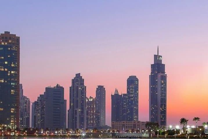Dubai at Night: Burj Khalifa Observation Deck and 3-Course Dinner