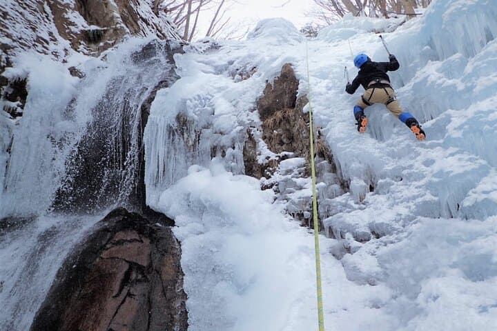 Ice Climb the 25m Kirifuri Wall: Nikko Winter Ice Climbing Near Tokyo photo 2