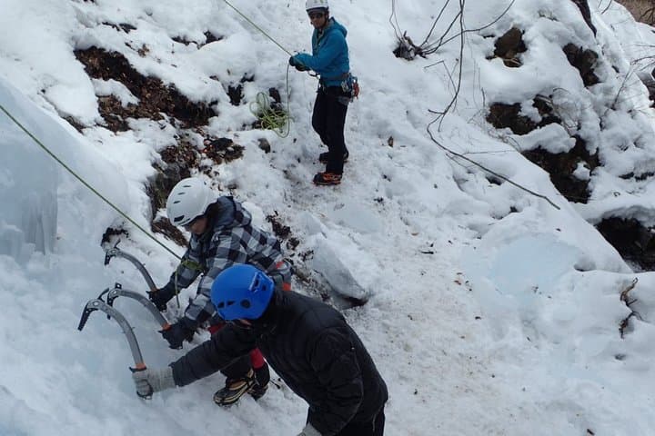 Ice Climb the 25m Kirifuri Wall: Nikko Winter Ice Climbing Near Tokyo photo 4