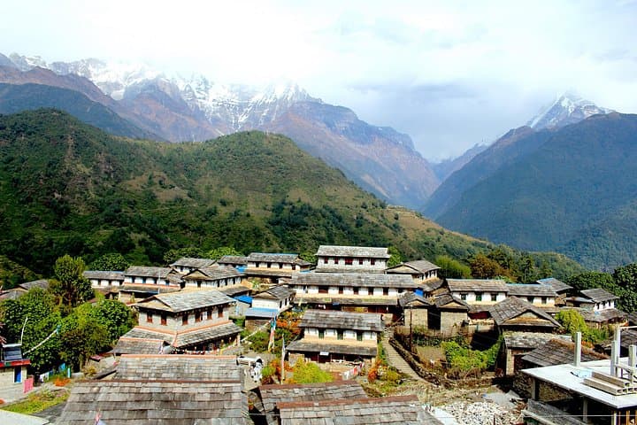 4-Day Poon Hill & Ghandruk Trek — Sunrise over Annapurna from Pokhara photo 3