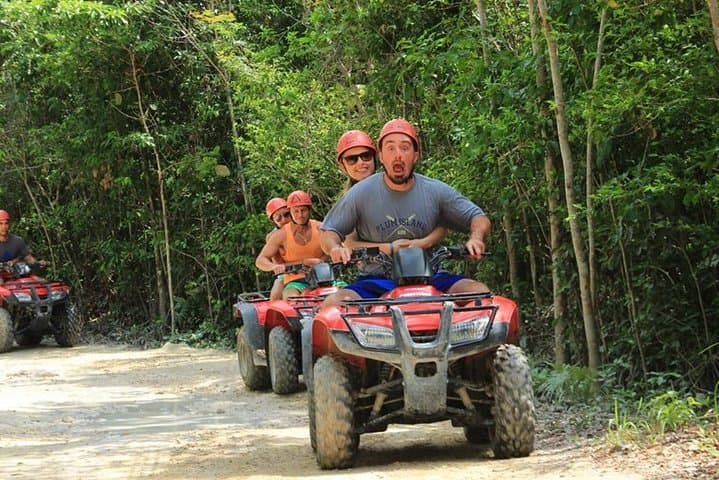 Riviera Maya Jungle Combo: ATV, Zipline & Cenote Swim from Playa del Carmen photo 3