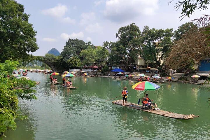 Yangshuo Bamboo Raft & Xianggong Hill: Day Trip from Longji Rice Terraces to Guilin photo 4