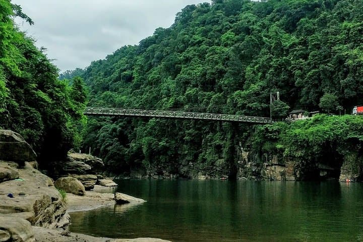 Dawki's Crystal Waters: Umngot River & Krang Suri Waterfall Day Trip from Shillong photo 2