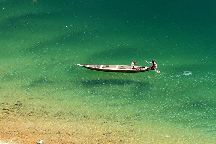 Dawki's Crystal Waters: Umngot River & Krang Suri Waterfall Day Trip from Shillong photo 3