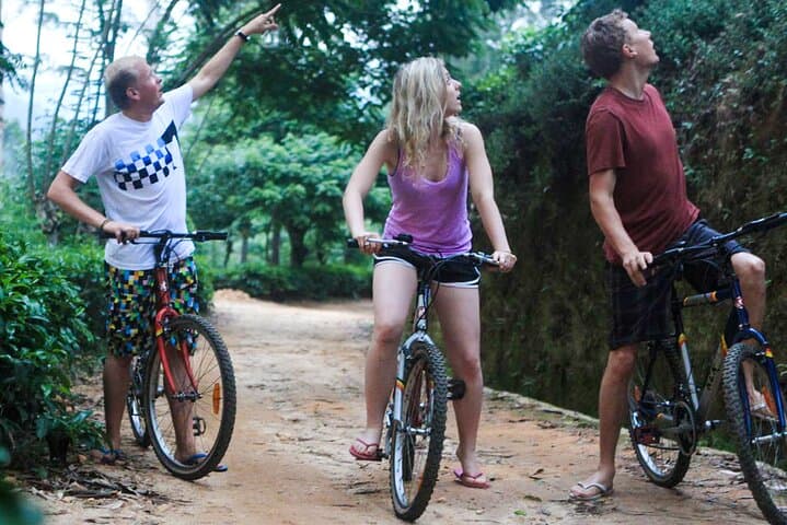 Cycling to Ravana Falls, Cave & Ella Gap — Half-Day Ride from Ella