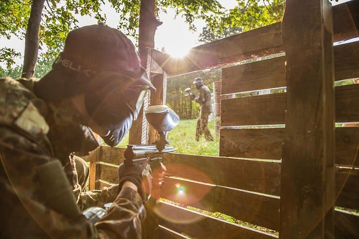 Gdańsk Outdoor Paintball in Gdynia: Two-Hour Field Session with Hotel Pickup
