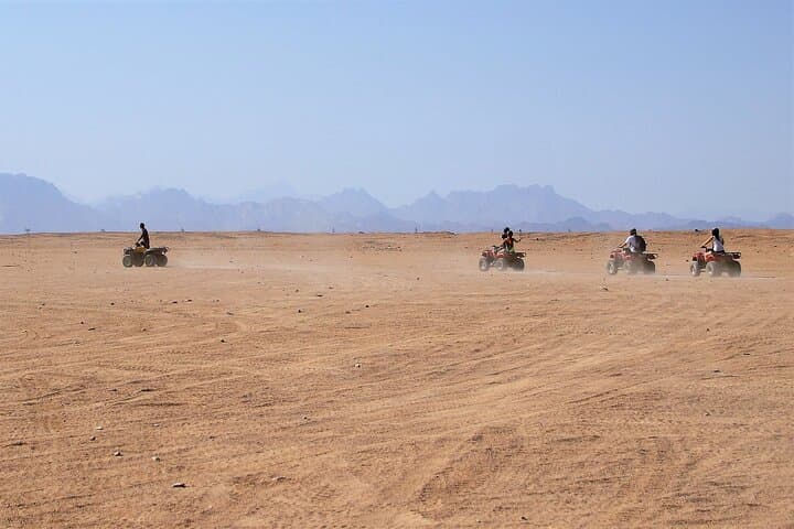 Sharm El-Sheikh Desert Quad Bike with Oriental Dinner and Live Show