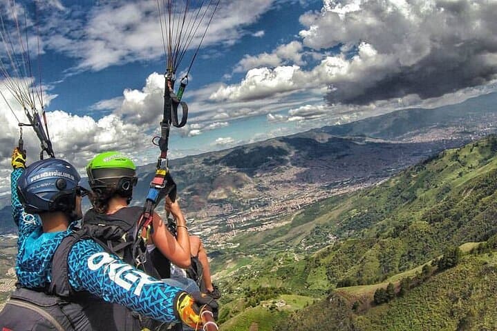 Medellin Extreme: Tandem Paragliding and Off-Road ATV Adventure