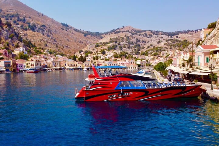 High-Speed Symi Island Day Trip from Rhodes with Swim Stop at St George's Bay photo 2
