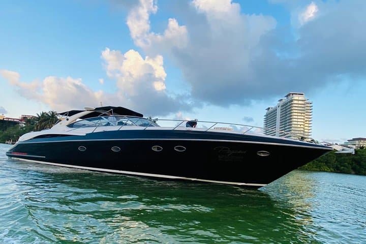Private Sunseeker 60 Yacht Charter in Cancun — Isla Mujeres & Snorkel Options photo 6