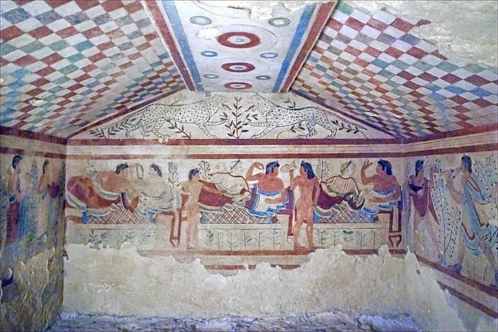 Tarquinia Etruscan Necropolis & National Museum Private Tour — Monterozzi Tombs photo 2