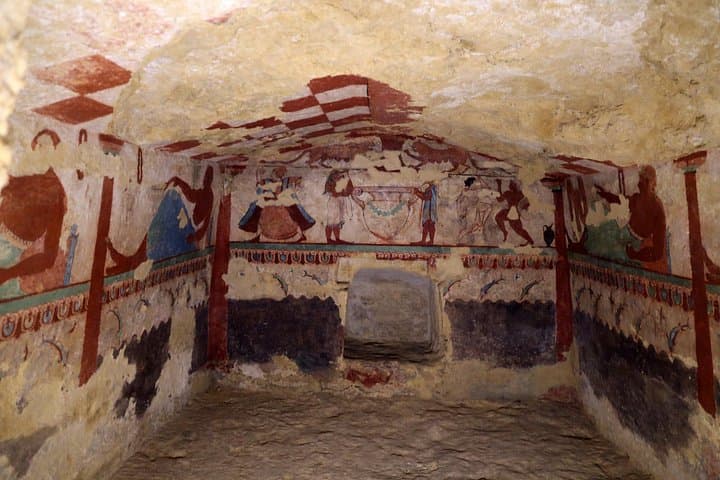 Tarquinia Etruscan Necropolis & National Museum Private Tour — Monterozzi Tombs photo 3