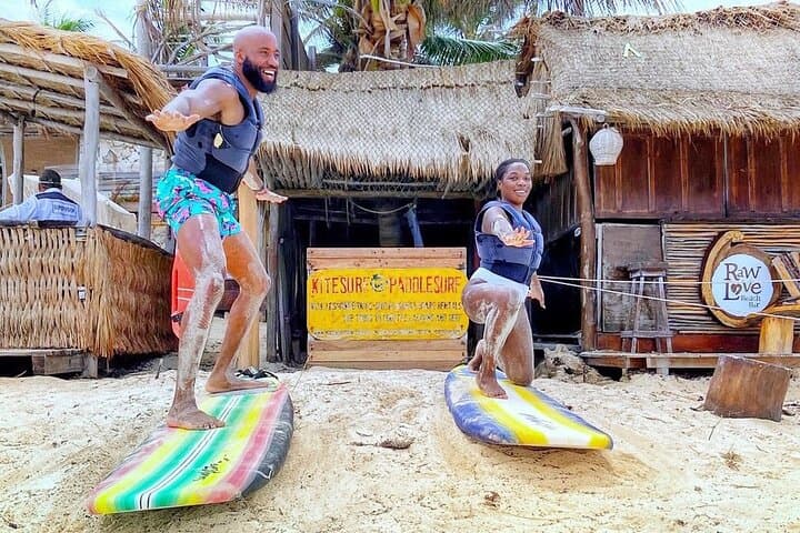 Beginner Surf Lessons in Tulum: 1-Hour Session at Ahau Beach photo 5