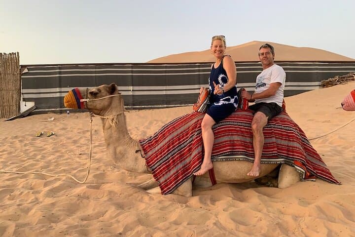 Abu Dhabi Desert Safari with BBQ Dinner, Dune Bashing & Camel Ride photo 5
