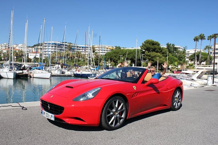 Cannes Ferrari Convertible Tour — Private 35-Minute Drive on La Croisette photo 1