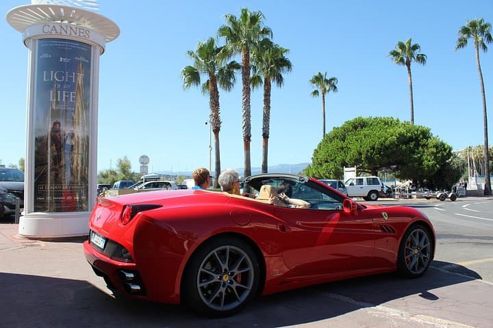 Cannes Ferrari Convertible Tour — Private 35-Minute Drive on La Croisette photo 2