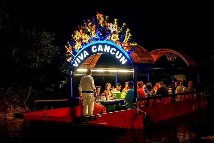 Xoximilco Night Trajinera Experience — Mexican Folklore & Boat Party near Cancun photo 5