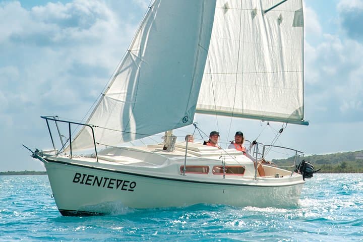 Private Sailboat Experience on Bacalar Lagoon — Swim, Sail & See Stromatolites photo 2