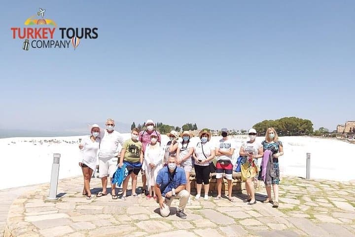 Pamukkale Private Shore Excursion from Kusadasi: Cotton Castle & Hierapolis Day Trip