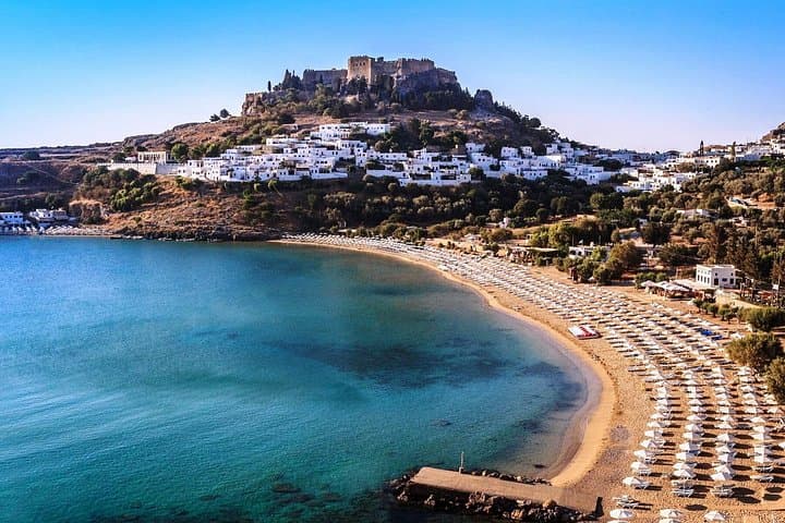 Lindos and Seven Springs: Full-Day Luxury Bus Tour from Rhodes photo 1